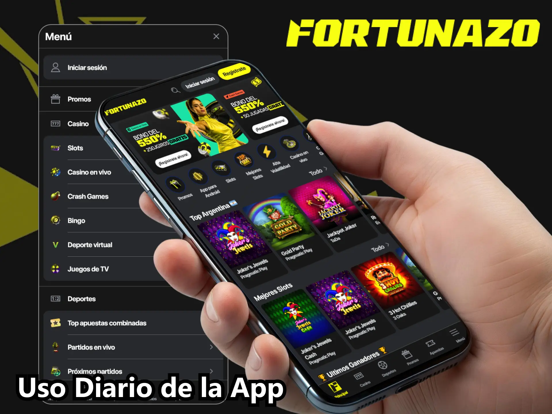 Aprovecha todas las herramientas diarias de la aplicación Fortunazo.